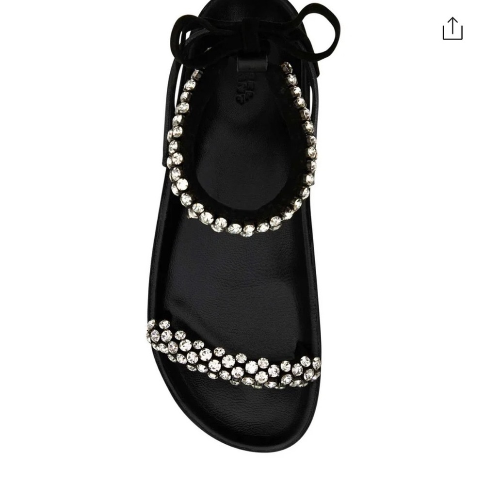 Isabel Marant Mellon Sandals with Sparkling Rhinestones - Picture 3 of 10